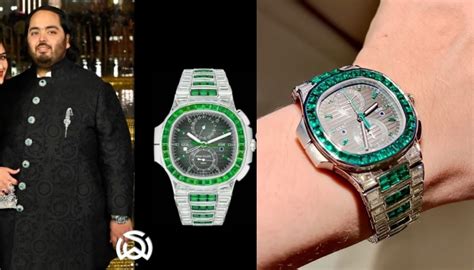 anant ambani patek philippe watch.